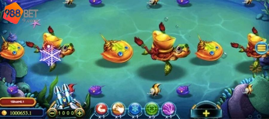 Bắn cá bơi đơn lẻ để nhận thêm thưởng hấp dẫn