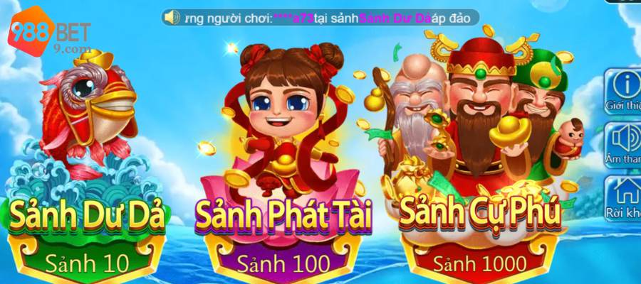 Bắn Cá Tam Tiên thu hút nhiều người bởi đồ họa bắt mắt