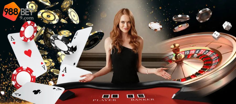 Live Casino 988BET đem tới trải nghiệm sòng bạc đẳng cấp quốc tế