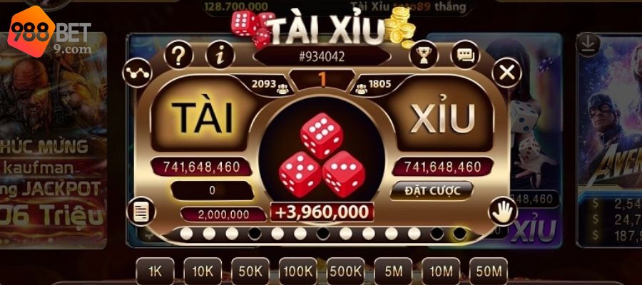 Live Tài Xỉu 988BET mang lại giây phút giải trí thư giãn thú vị